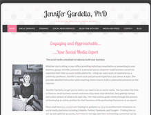 Tablet Screenshot of jennifergardella.com